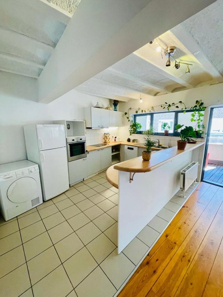 Down Town Oasis-Spacious Loft With Private Parking Bruxelles Exterior foto